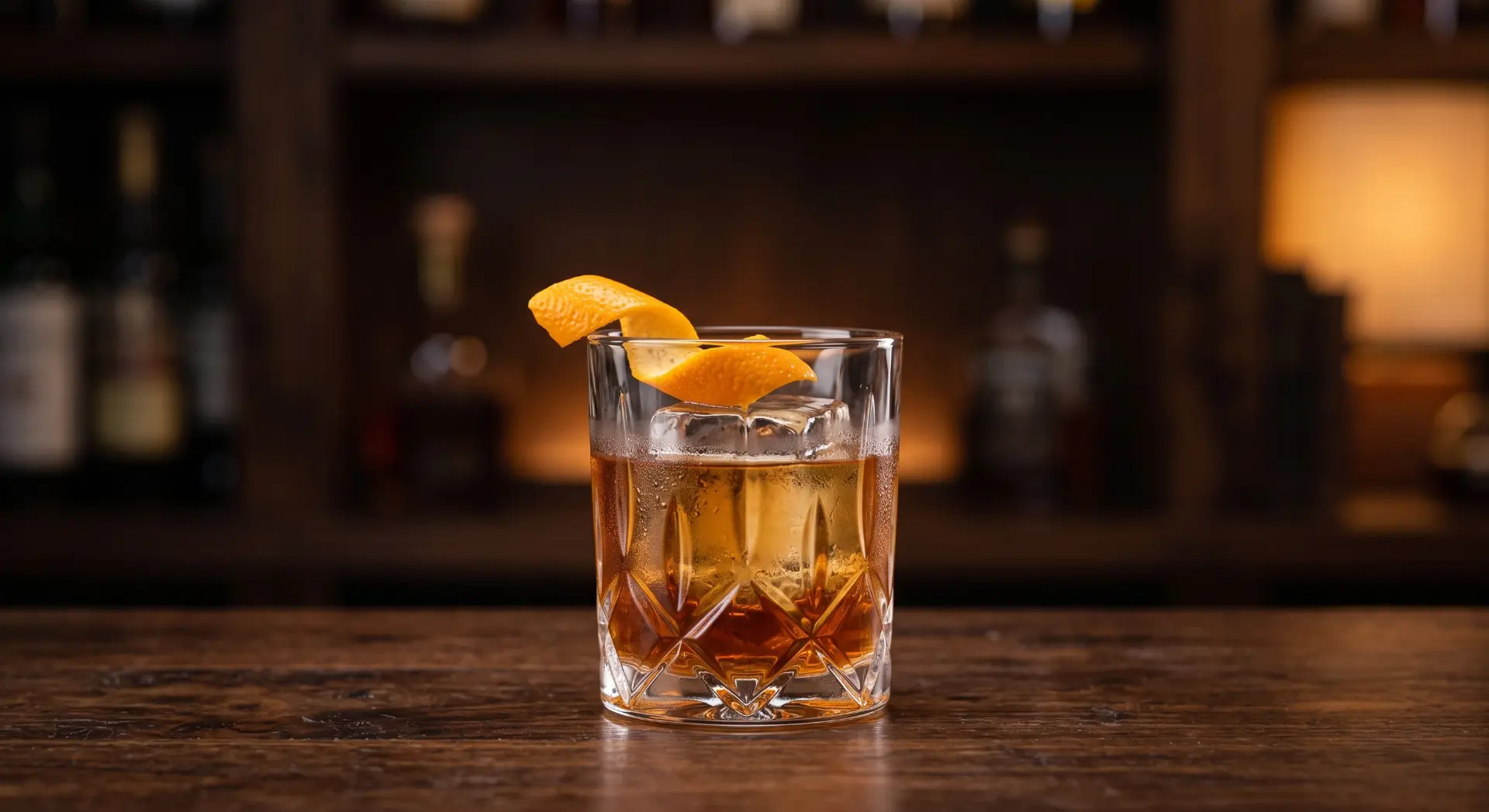 Old Fashioned cocktail served in a Rocks glass